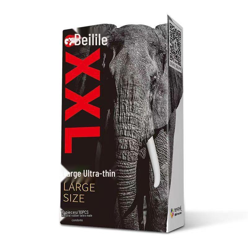 Beilile Ultra-Thin Luminous Vibrating Condoms with Textured G-Spot Design