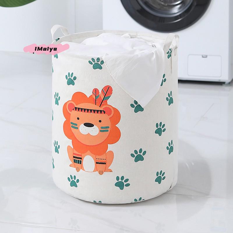 1Pc Foldable Dirty Clothes Storage Basket Bathroom Bucket - Compact Space-Saving Organizer for Bathrooms