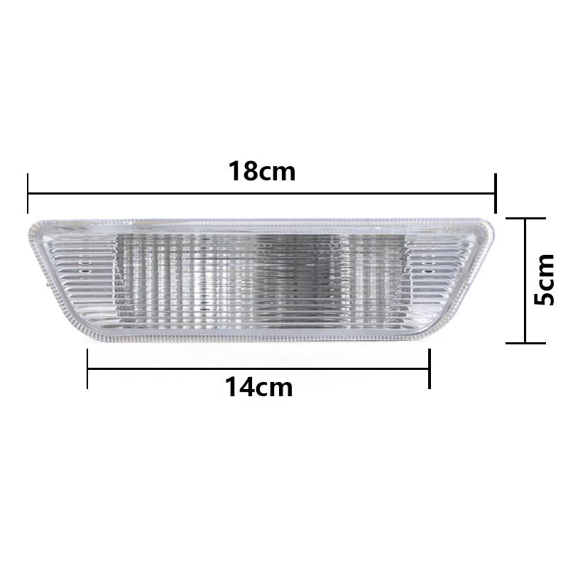 

For Nissan X-Trail XTrail T31 2008-2013 Rear Bumper Tail Lamp Reverse Brake Reflector Lights With Blub Car Accessorie 1pc Clear
