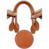 Handbag Shoulder Bag Bottom Shaper Pad & Hand-Strap Handle Set Leather Tote Bag Woven Bag DIY Accessory for Women Girl