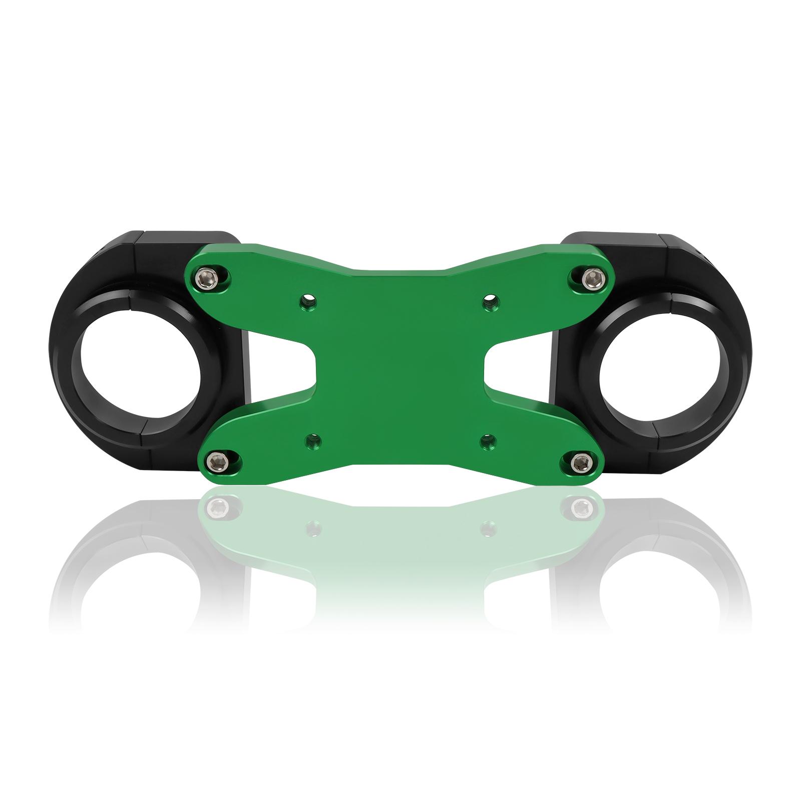 

Передняя вилка Brace для Kawasaki KLR650 KLR 650 2018-2025 2025 2025 2020 2019 Мотоцикл алюминиевый кронштейн вилка балансировка амортизатор зелёный