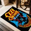 Ozzy Osbourne: Name Symbolism Personalized Text Floor Mat Suitable for Dormitory Decorate room Study room Playrooms Anti-slip Rug Anime Office Decor