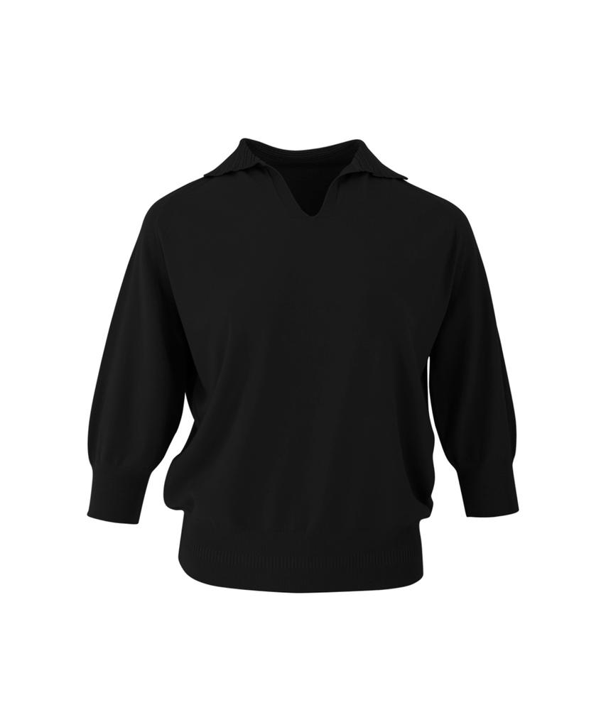 Baseukala V Collar Neck Raglan Capri Knitwear (3Colors)