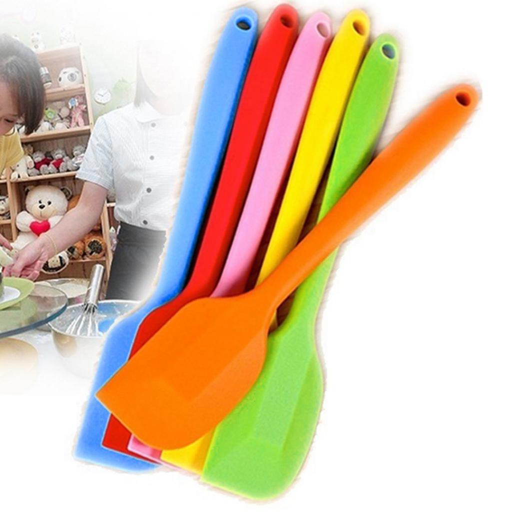 Kitchen Silicone Flexible Cake Cream Scraper Home Cooking Spatulas Baking Tool