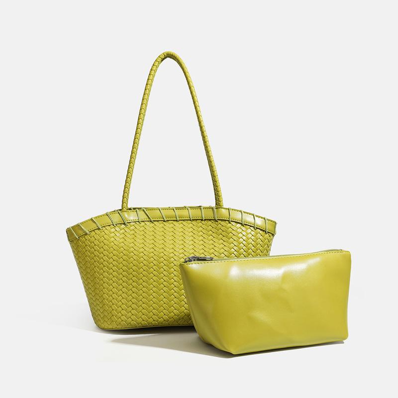 Borsa Cesta per Verdura Portatile - Elegante Borsa a Spalla da Pendolare Stile Guscio