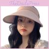 Women Summer Empty Top Hat Large Eave Uv Resistant Sunshade Sun Hat Protection