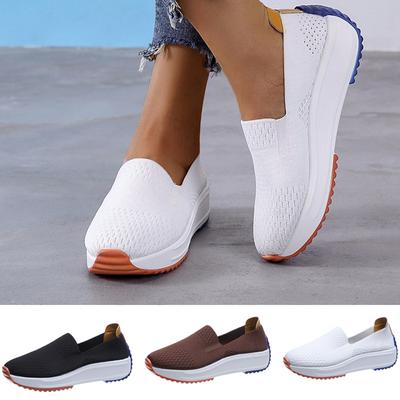 Fashion Fashion Women Casual Flats Slip-on Breathable Sneakers Spring Autumn Loafers Tennis Basket Comfortable Shoes for Light Sports