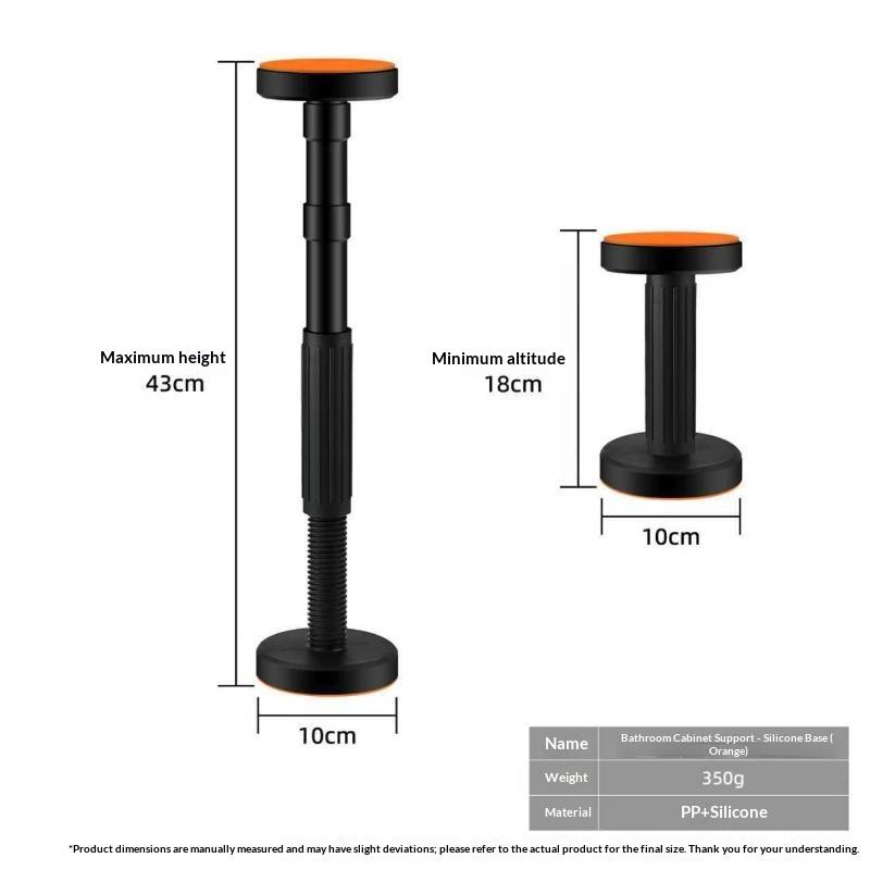 Telescopic Furniture Support Rod 1Pcs Adjustable Height Support Pole for Cabinet Sink Countertop Home Renovation