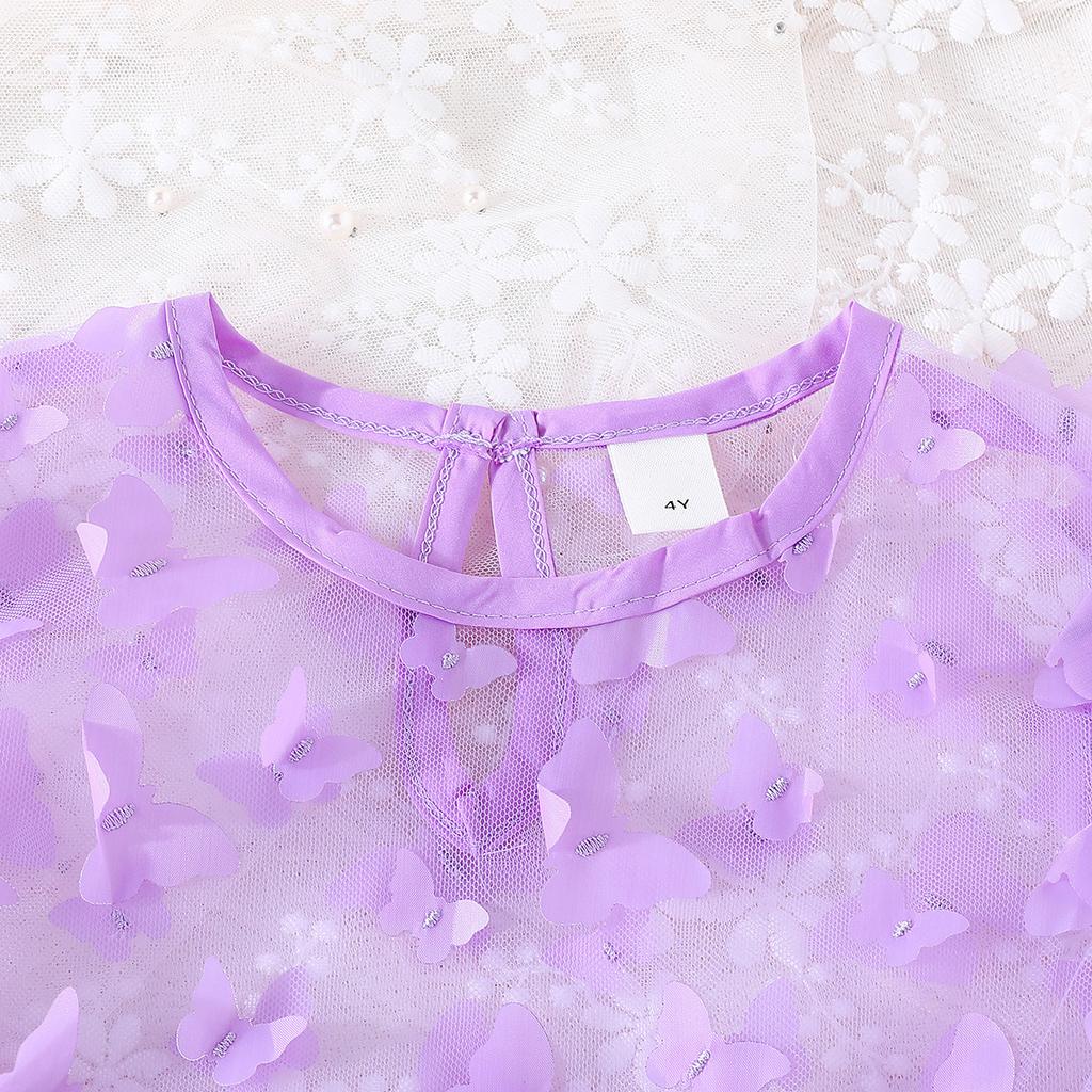 Abito Doppiopetto Lavanda con Camicia Viola