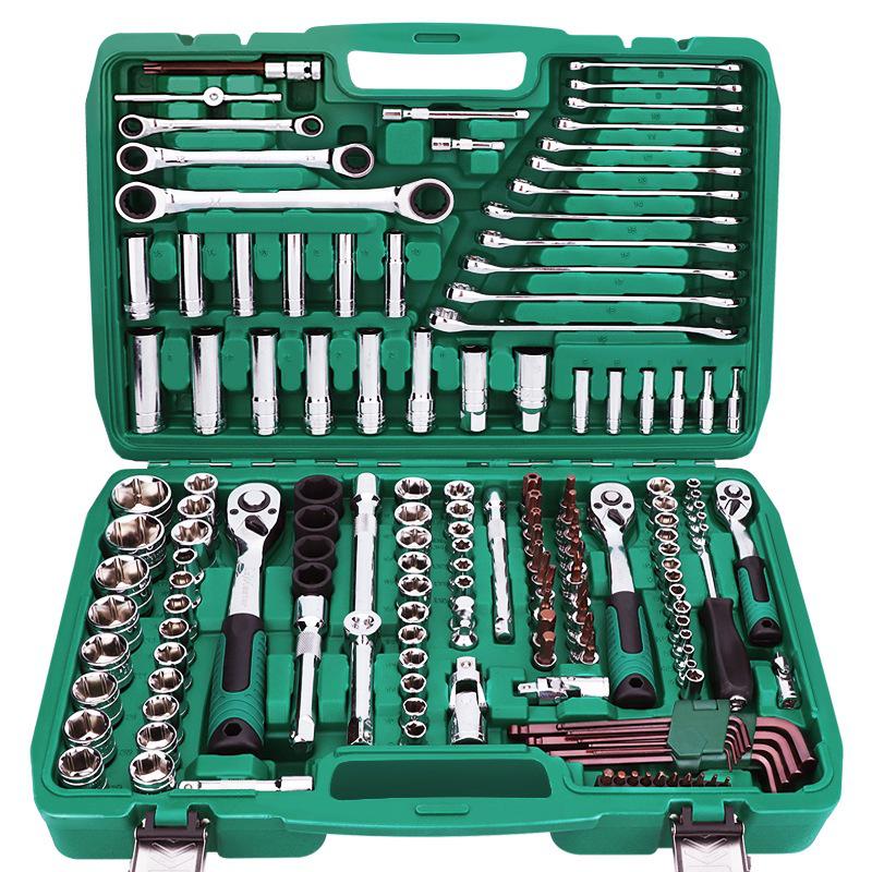 4S Car Repair Tool Set: Socket Wrench Ratchet & Small Tool Box