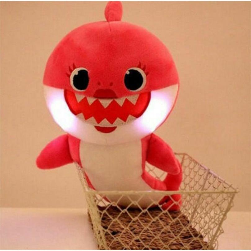 Shark Baby Light Singing Plush Toys Music Doll English Song Gift For Kids Toy