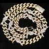 Zircon Cuban Chain: Versatile Cross-Border Hip-Hop Jewelry, European & American Fashion for Couples