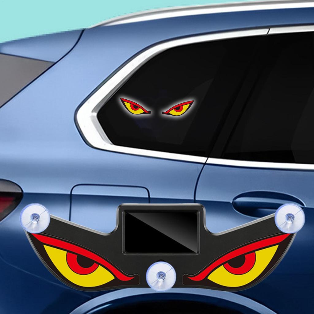 Oczy LED na przednią szybę samochodu Zasilane energią słoneczną Uniwersalny Wodoodporny Znak LEDowe światło okienne na przód tył kampera motocykla SUV-a pojazdów