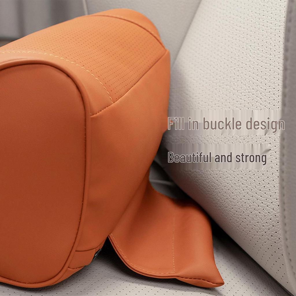 Four Seasons Universal Car Headrest & Lumbar Support Set - Adjustable Neck & Back Pillows.