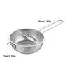 Stainless Steel Kitchens Strainer Basket Durable Build Comfortable Handle Portable and Effective for Various Use