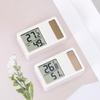 Solar Powered Small Size Hygrometer Thermometers Desktop Digital Temperature Humidity Measurement Meter Gauge for Home