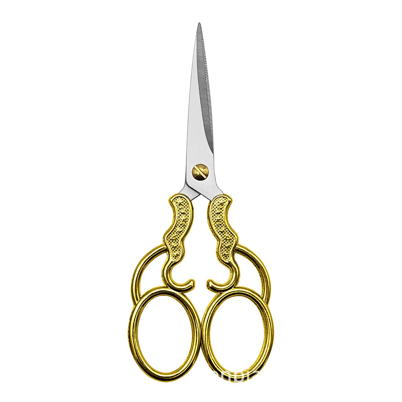 Tea Art Tea Bag Tea Small Scissors Handmade Scissors Household Retro Gourd Tea Scissors Tea Ceremony Accessories Xiangyun Tea Set