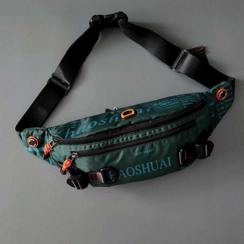 Borsa da petto estiva impermeabile da uomo Borsa sportiva da cintura Borsa da donna per cellulare Borsa a tracolla trendy per il tempo libero all'aperto Borsa mimetica