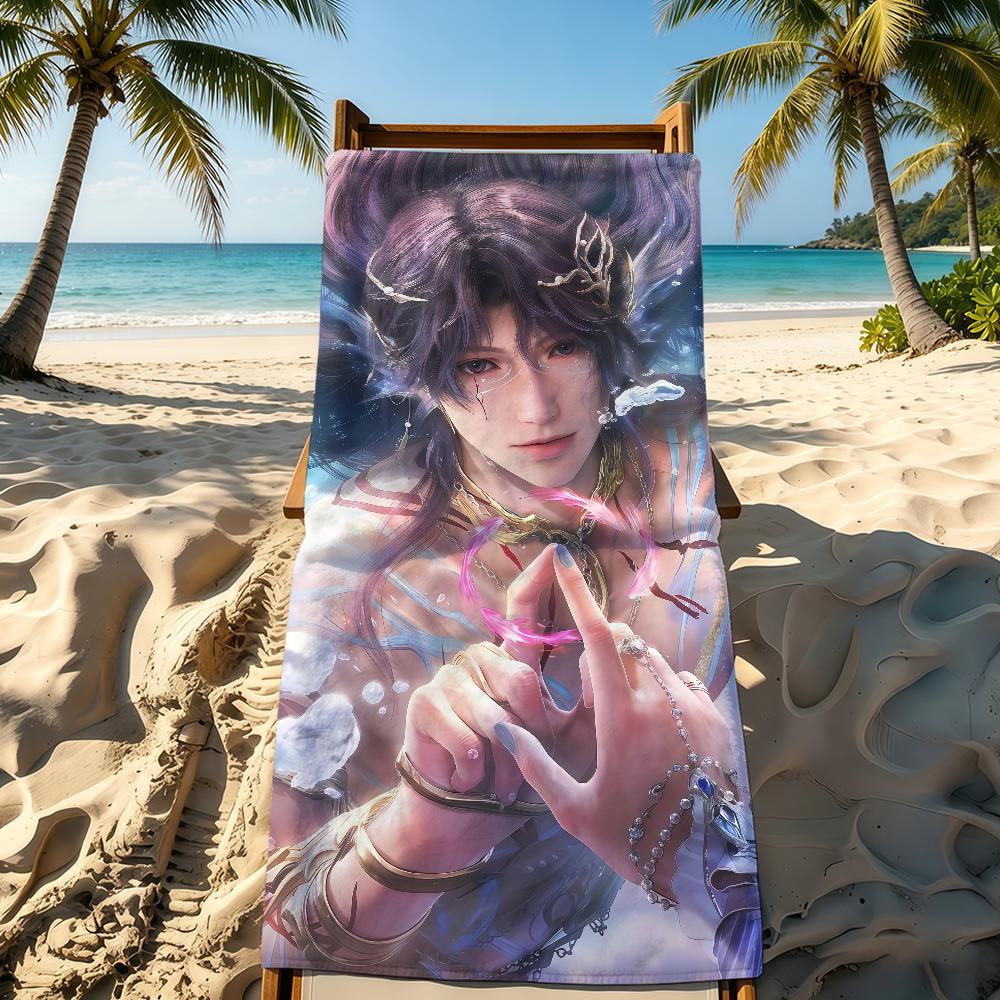 Love and Deepspace Rafayel Towel For Outdoor Camping Beach Towel Super Absorbent Quick-Drying Summer Towel