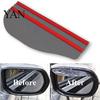 2 Pcs Universal Rear View Side Mirror Black Clear Rain Snow Shield for Car Truck