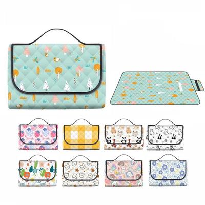 Picnic Mat Thickened Waterproof Beach Blanket Camping Tent Grassland Mat Outdoor Camping Floor Mat Sleeping Pad