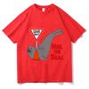 Neil The Seal TShirt Summer Pure Cotton TShirts For Unisex Print Tshirts ShortSleeved Vintage Tees Aesthetic Harajuku Streetwear
