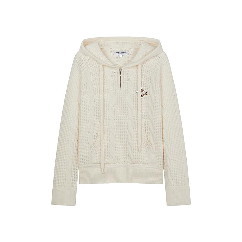 Teenie Weenie Bear Women's Hooded Knit Sweater