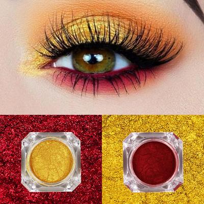 Lidschatten Perlglänzend Hochpigmentiert Hautfreundliches Pigment Metallische Lidschattenpalette für Frauen