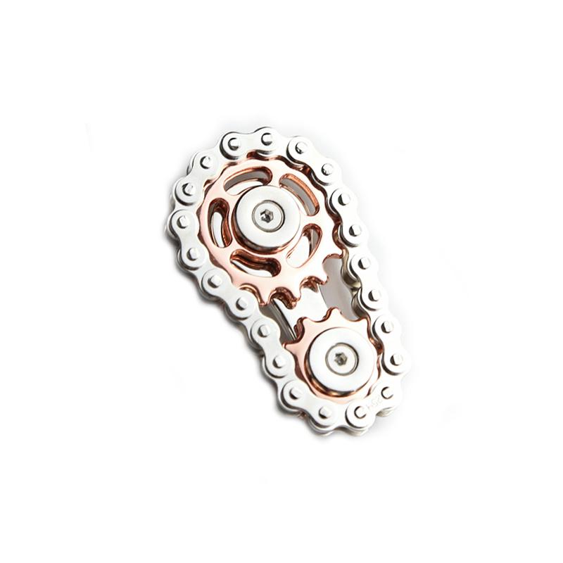 Metal Chain Gear Palm Spinner Fidget Toys Fidget Spinner Office Stress Relief Toys Hand Spinner EDC For Adult Gift