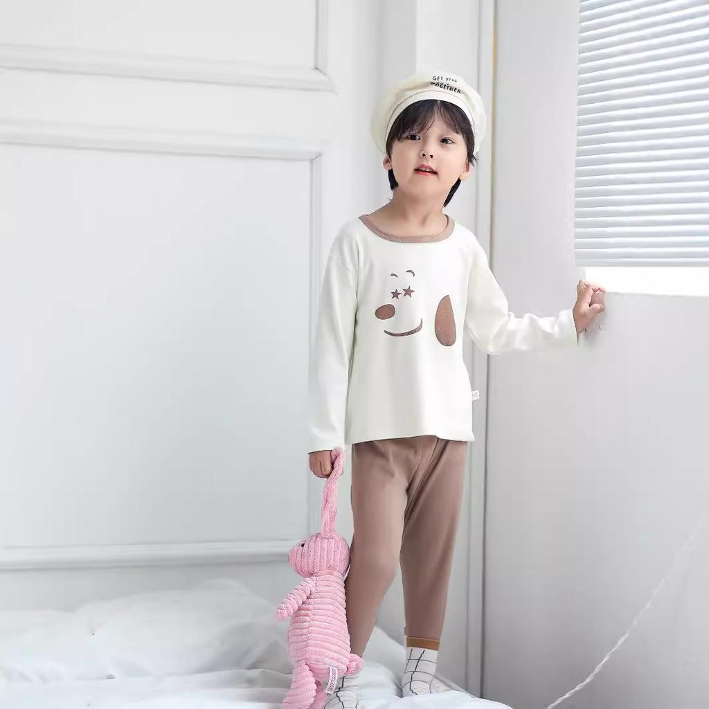 New Girls Pajamas Set 2026 New Spring and Autumn Children's Clothing Girls Autumn Home Clothes Two Pieces