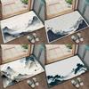 Mountain Ink Art Mat Living Room Decoration Home Sofa Non-Slip Carpet Study Bedroom Tatami Children'S Soft Floor Mat