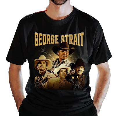 Limited George Strait Vtg Style Music Country T Shirt