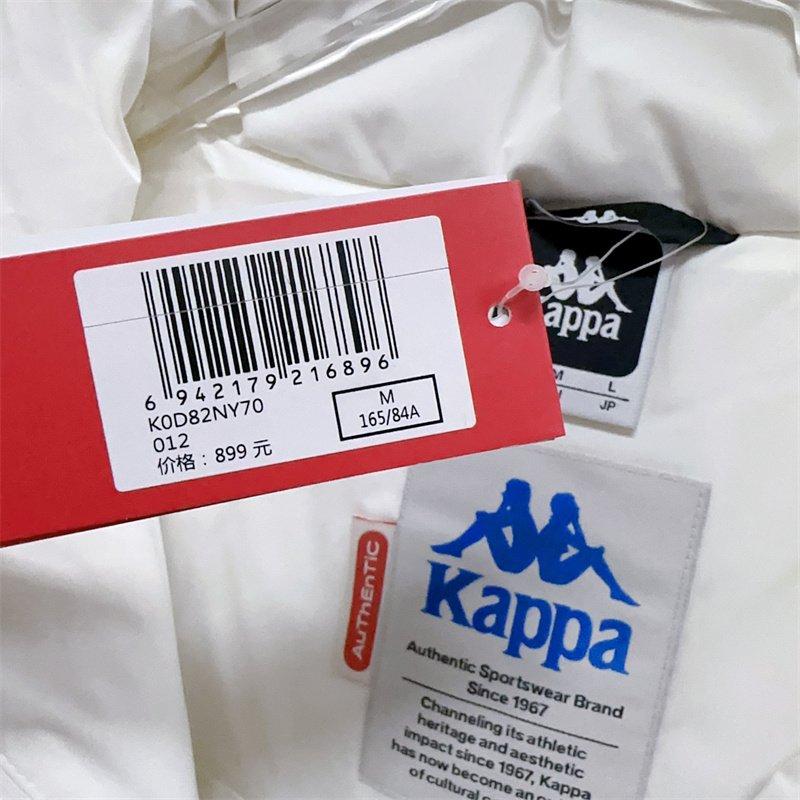Kappa/Kappa Warm Down Vest Casual Fashion Vest Warm Coat