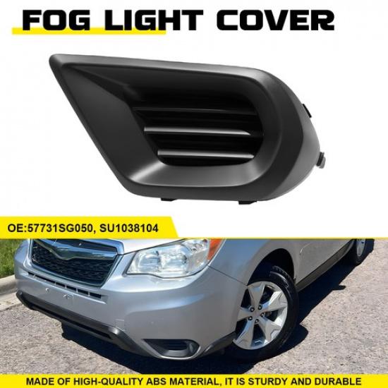 Front Fog Light Cover Bezel Fits 2014-2016 Subaru Forester Driver/Passenger Side