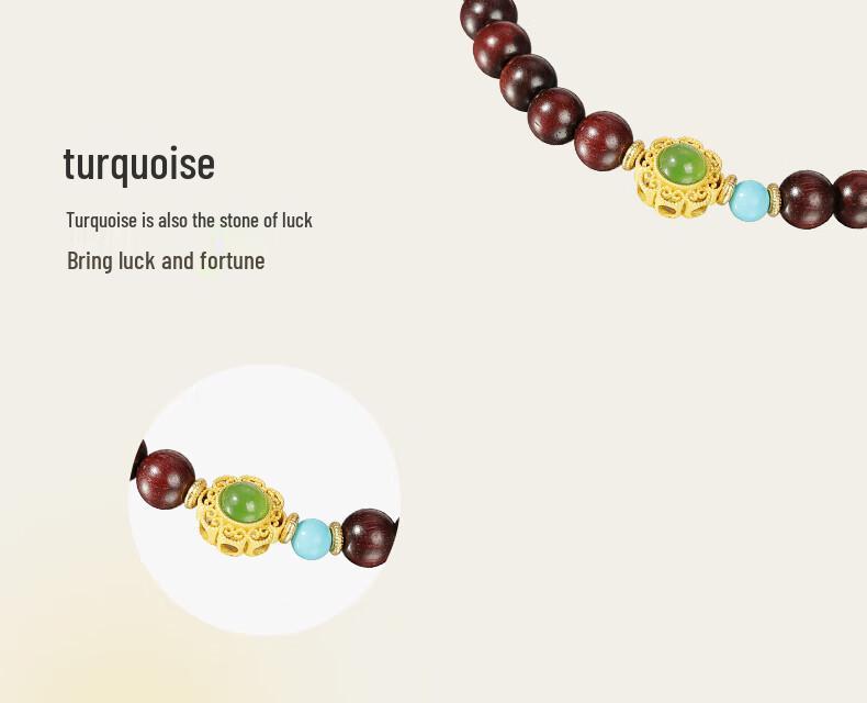 Women's Small-Leaf Red Sandalwood Bracelet, Straight Grain, Chinese Style, High Oil & Density, Wenwan Buddhist Prayer Beads.