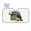 Trash Truck Netflix Sunshade Windscreen Car Front Windshield Window Sun Visor Accessories Covers