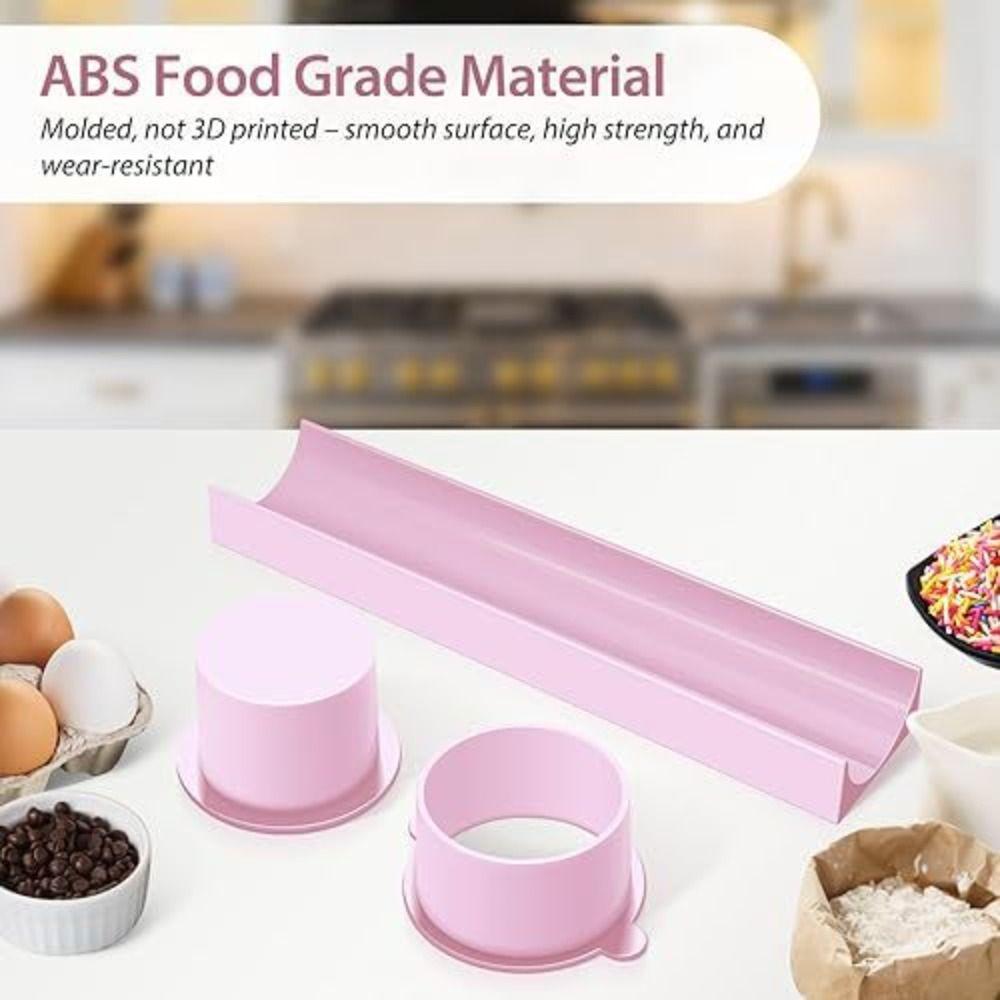 Food Grade Cake Circle Maker Round Shape Nonstick Cake Lolly Mold Set Easy To Clean Reusable Cake Pop Cutter and Pusher