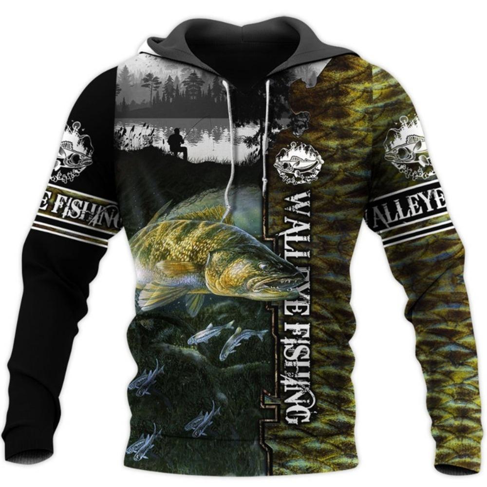 2023 Crap Fishing 3D Print Fashion Hoodie Men Women Harajuku Sweatshirt Pullover Casual Jacket Oversized Hooded