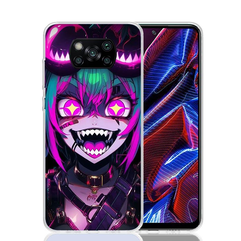 Crazy Gothic Japan Anime Girls Phone Case For Xiaomi Poco F7 Ultra X7 X6 Pro X5 Redmi 15 15C 13 13C 12 12C 10 10A 10C 9 9A 9C 9T