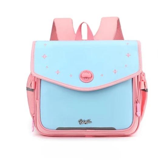 High Capacity PU and Nylon Backpacks for children protect the spine reduce pressure reflective straps high-quality backpack