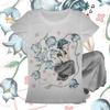Y2K Korean Popular Clothes Emo Aesthetic Baby Tee Streetwear Gothic Harajuku Graphic Print T-shirt Women Vintage Crop Tops