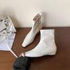 Fashion Fashion Flats Women Ankle Stretch Boots Shoes Female Zippers Footwear Pointed Toe Ladies Short Modern Boots Shoes