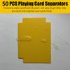 LMETJMA Trading Card Dividers Plastic Card Dividers Trading Card Page Dividers Playing Separator for Office Sports Gathering