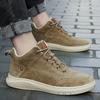 Mode Hohe Qualität Echtes Leder Schuhe Mann Winter Herren Freizeitschuhe Mode Ballerinas Schnürschuhe Mode Sneaker Männerschuhe Gummischuhe