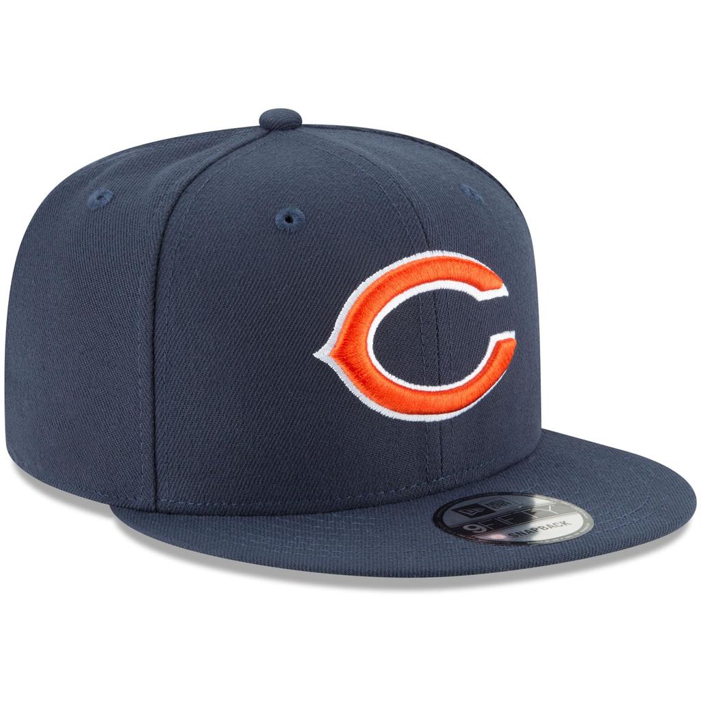 New Era Chicago Bears Hat NFL Navy 9FIFTY Snapback Adjustable Cap Adult One Size