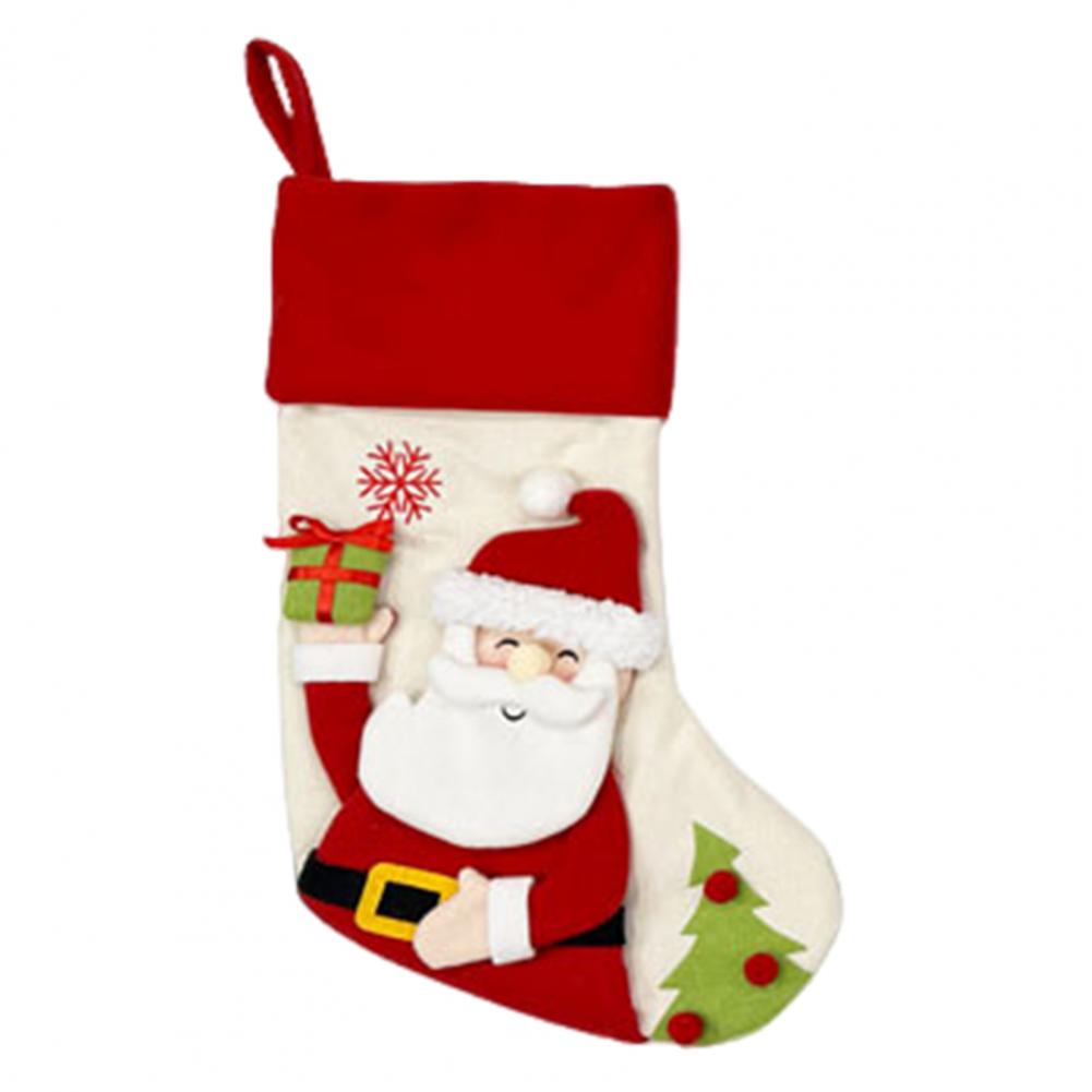 Thoughtful Christmas Gift Festive 3d Pattern Christmas Stockings for Fireplace Tree Decor Holiday Party Decoration for Family