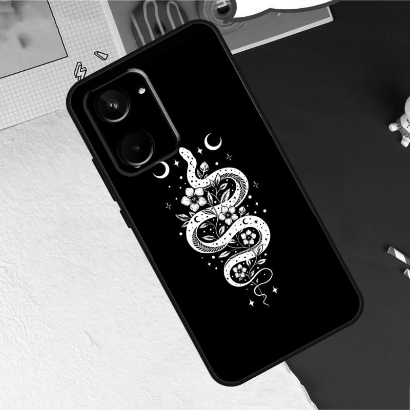 

Модный Цветок Змеи Для Realme C75 C71 C55 C53 C67 C61 C33 C63 C51 C65 GT7 15 Pro 10 11 12 13 14 Pro Plus Чехол Realme 14 Pro Plus
