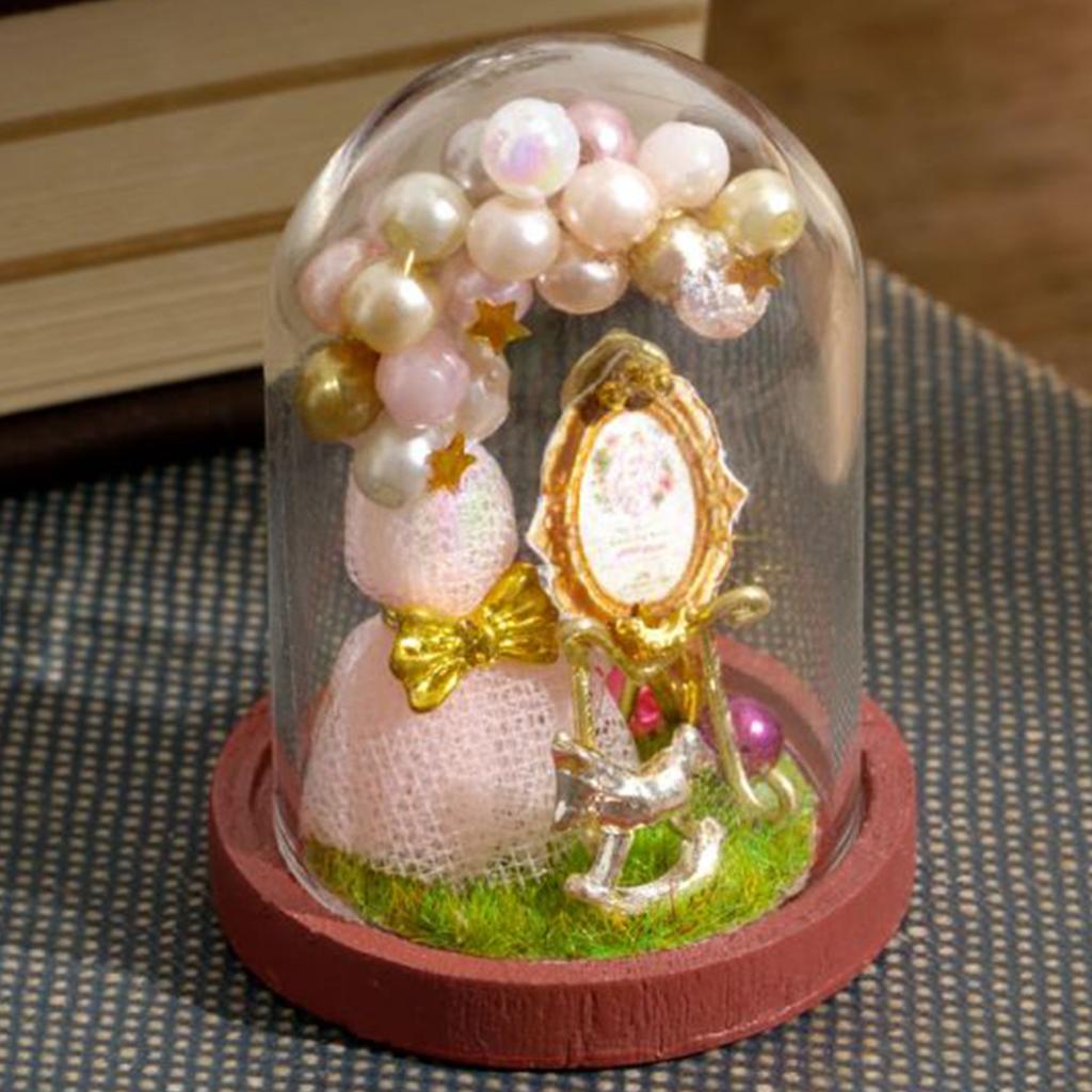 DIY Doll House Simulation Miniature Wooden Model Decoration for Children Girl GiftsMINI001