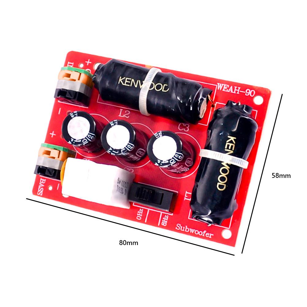 Bass Speaker 40Hz-400Hz Subwoofer Frequency Divider Stereo Theater DIY Divider Frequency Audio Treble Speaker