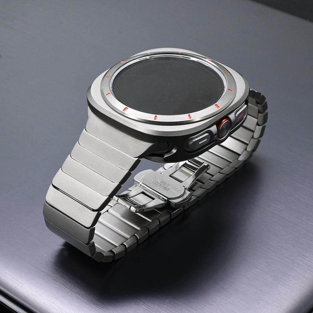 Stainless Steel Luxury Bracelet for Samsung Galaxy Ultra 2025 47mm Metal Strap for GALAXY ULTRA 7 WATCH 47 Business Band Correa